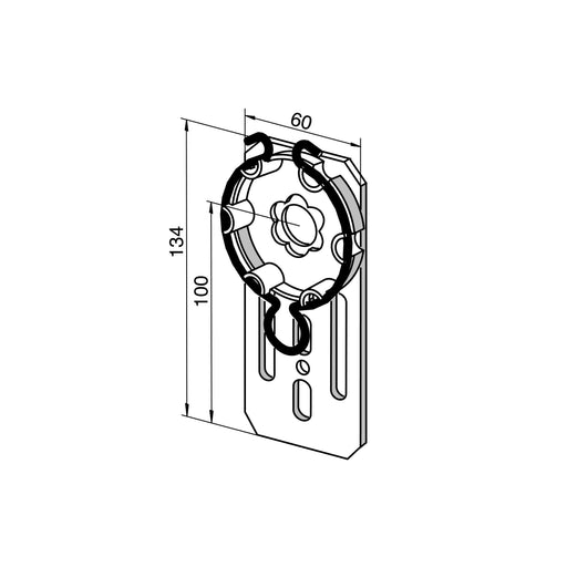 Somfy - Zubehör/Ersatzteile für Tor-/Rollladenantriebe Antriebslager 9703948 für LT50 Antriebe