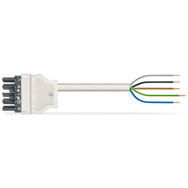 WAGO - Konfektionierte Leitung für steckbare Gebäudeinstallation konfekt. Anschlussleitung 771-8985/106-304 Eca,Buchse