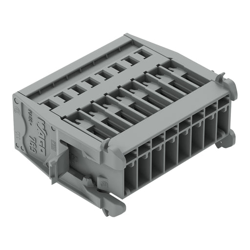 WAGO - Ein- und mehrpolige Klemmenleiste 1-Leiter-Stiftleiste 769-608/005-000 CAGECLAMP,4mm²,gr − 20 Stück