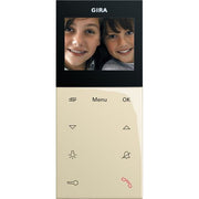 Gira - Innenstation für Türkommunikation Wohnungsstation Video AP 123901 Plus cremeweiß