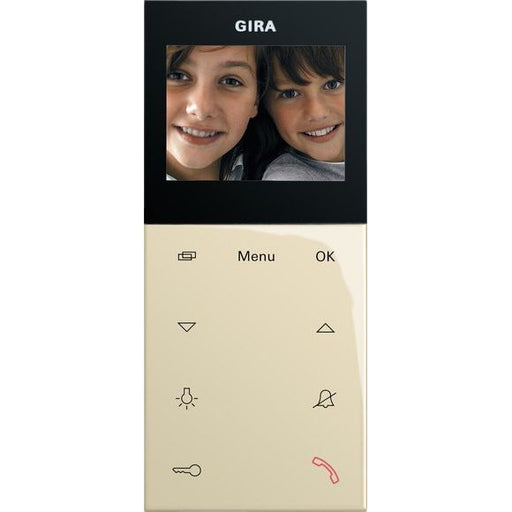 Gira - Innenstation für Türkommunikation Wohnungsstation Video AP 123901 Plus cremeweiß