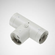 Trilux - Mechanisches Zubehör/Ersatzteile für Leuchten T-Verbinder Tugra T-Conn. Alu 23 grau