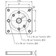 DELTA DORE - Zubehör/Ersatzteile für Tor-/Rollladenantriebe Antriebslager 4016-15 f.Antriebe m.Handk