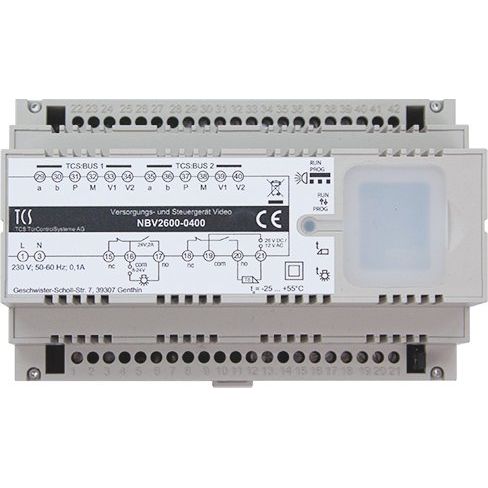 TCS Tür Control - Netzgerät für Türkommunikation Versorgungsgerät NBV2600-0400 für Video-Anlagen − 1 Stück