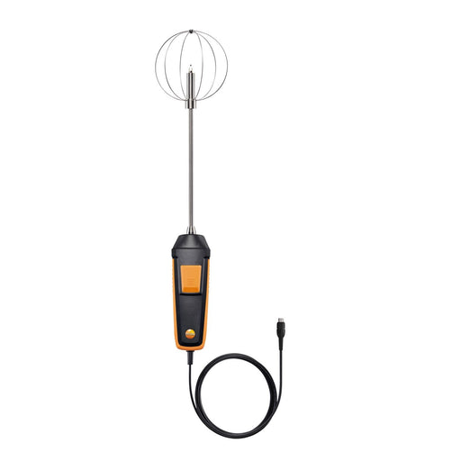 Testo - Luftströmungssensor Turbulenzgrad-Sonde 0628 0152 digital, kabelgeb