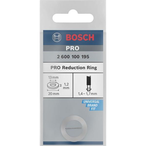 Bosch - Systemzubehör für Sägen (Akku/elektrisch/Druckluft) Reduzierring für PRO 2600100195 Kreissägeblatt 20 x