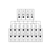 WAGO - Übergabemodul Potentialverteilermodul 830-800/000-319