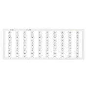 WAGO - Klemmenmarkierung WSB-Bezeichnungssystem 248-502 W: 1-10 (10x) − 5 Stück