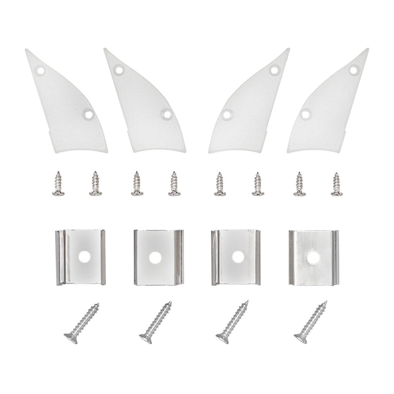 Nobile - Zubehör/Ersatzteile für Lichtschlauch/-band Ersatzkit für Alu Profil 5011149910 Aufbau, weiß − 1 Stück