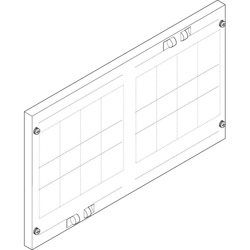 ABN - Abdeckung für Verteilerfeld Abdeckplatte FAP22709N5 (VE5) 500x300mm 2FB/2RENH