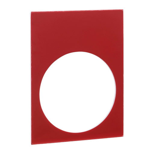 Schneider Electric - Bezeichnungsschild für Befehlsgeräte Schild, 30x40mm, gelb ZB2BY4912 ARRET