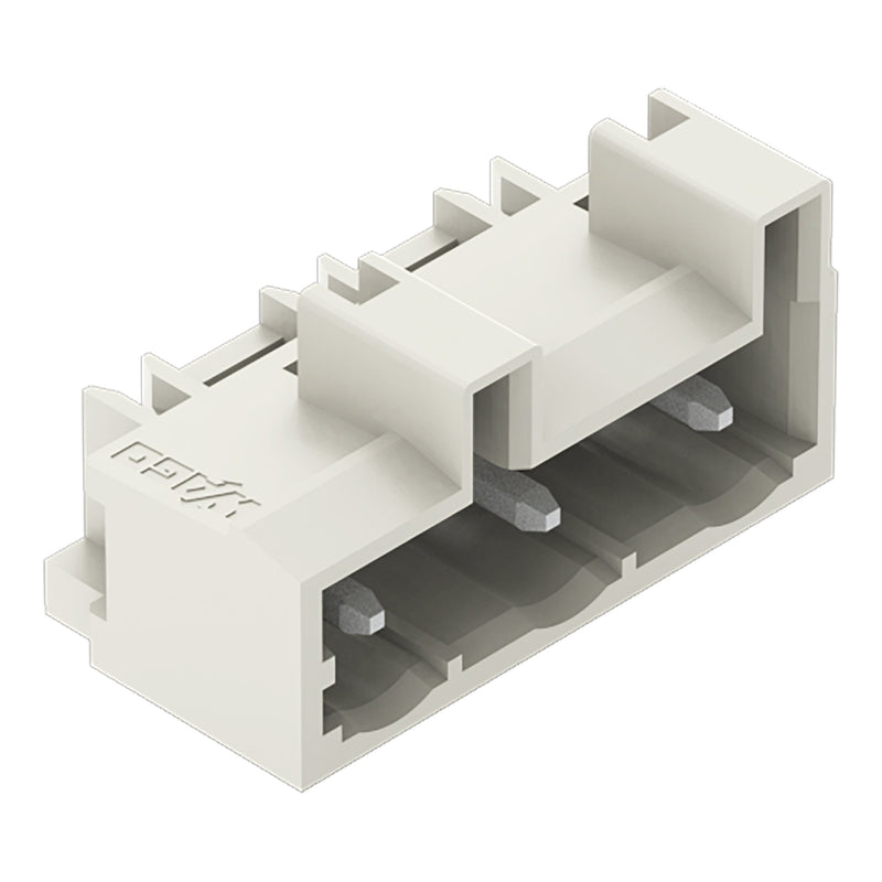 WAGO - Leiterplattensteckverbinder THT-Stiftleiste Lötstift 721-863/001-000 1,2x1,2,abgew.,lgr − 200 Stück