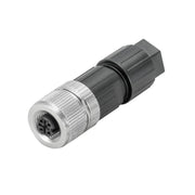 Weidmüller - Rundsteckverbinder, feldkonfektionierbar (Industriesteckverbinder) Steckverbinder SAIBP-4A-4/8-M12 Buchse,gerade,PUSHIN