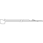 HellermannTyton - Kabelbinder 2-Komponenten-Kabelbinder 111-50000(500) 140x12.7mm − 500 Stück