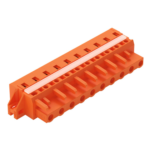 WAGO - Kabelsteckverbinder für Leiterplattensteckverbinder 1-Leiter-Federleiste 231-710/027-000 CAGECLAMP,2,5mm²,or − 25 Stück