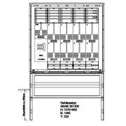 GSAB Elektrotechnik - Zähler-Komplettschrank Zähleranschlusssäule 08.00.1P8 8Z/TSG