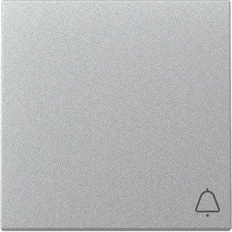 Gira - Abdeckung/Bedienelement für Installationsschalterprogramme Wippe Symb. Klingel 328626 F Alu