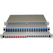 Fumo - Patchpanel LWL Panel 6xSCD/ST ohne Pigt. BX-A-06-SS o.PGT. ausziehbar