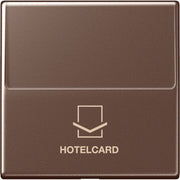 Jung - Abdeckung/Bedienelement für Installationsschalterprogramme Hotelcard-Schalter mokka A 590 CARD MO o. Schalter-Einsatz