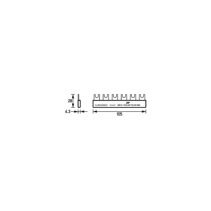 Doepke - Phasenschiene EV-S G 1.6.70