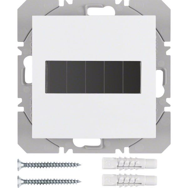 Berker - Bussystem-Hand-/Wandsender KNX-Funk Wandsender 1fach 85655189 polarweiß glänzend