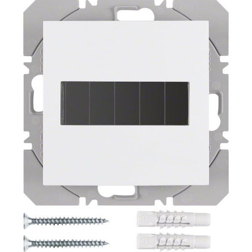 Berker - Bussystem-Hand-/Wandsender KNX-Funk Wandsender 1fach 85655189 polarweiß glänzend