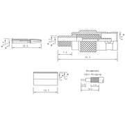 EFB-Elektronik - Koax-Steckverbinder Crimpbuchse gerade 52511.1 RG 59/62