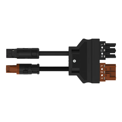 WAGO - Konfektionierte Leitung für steckbare Gebäudeinstallation konfektionierte Y-Leitung 774-5001/103-000 Eca,Kod. A/S,sw