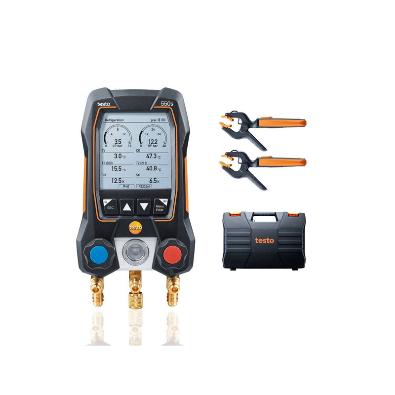Testo - Differenzdruckmeßgerät Monteurhilfe 0564 5502 testo 550s Smart Set