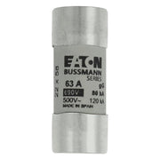 Eaton - Zylindrische Sicherung Sicherungseinsatz Nieders. CYL GG 22,#C22G63S 63A AC 690V 80kA − 10 Stück