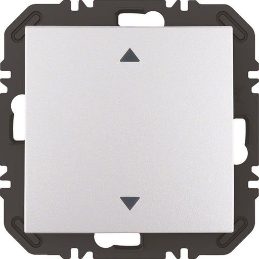 Berker - Bussystem-Hand-/Wandsender Modul m Wippe 1f 24118204 Aufdr B.x alu m