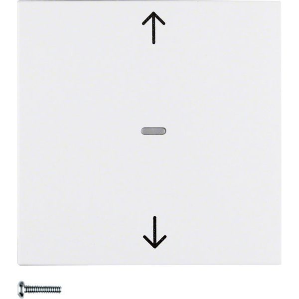 Berker - Bussystem-Tastwippe KNX-Funk Jalousie-Taste 85245288 polarweiß matt