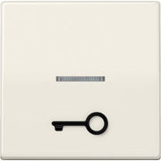 Jung - Abdeckung/Bedienelement für Installationsschalterprogramme Wippe abt.Symbol TÜR ws ABAS 591 T1KO5 für beleuchtb.Taster