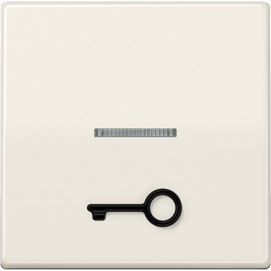 Jung - Abdeckung/Bedienelement für Installationsschalterprogramme Wippe abt.Symbol TÜR ws ABAS 591 T1KO5 für beleuchtb.Taster