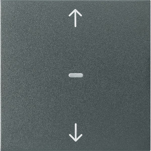 Berker - Abdeckung/Bedienelement für Installationsschalterprogramme Abdeckung Tastsensor-Modul 80961285 1-fach anthrazit