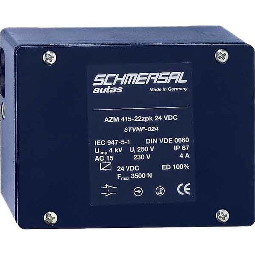 Schmersal - Positionsschalter mit Zuhaltung Sicherheitsverriegelung AZM 415-22ZPK-M20 24V AC/DC