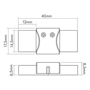 Nobile - Zubehör/Ersatzteile für Lichtschlauch/-band Verbinder starr 5er Set 5011510625 − 1 Stück