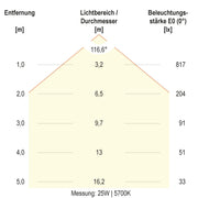 EVN Lichttechnik - Decken-/Wandleuchte LED-Anbauleuchte AP35304125 CCT Switch