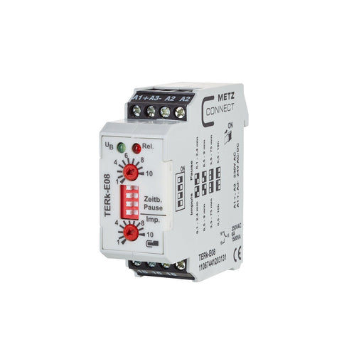 Metz Connect - Zeitrelais TERk-E08 6...36000s 230AC/24UC, 1W