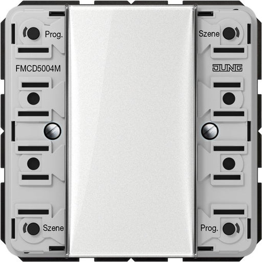 Jung - Sender/Fernbedienung für Installationsschalterprogramme eNet Funk-Wandsender-Modul FM CD 5004 M 4-fach