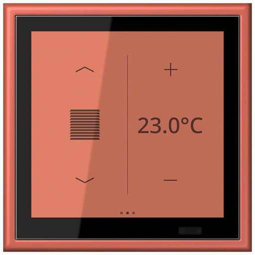 Jung - Bussystem-Mehrfach Bediengerät KNX Raumcontroller LC 459 D1 S 236 terre sienne brique