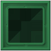 Jung - Abdeckrahmen Rahmen 1-fach LC 981 219 vert fonce