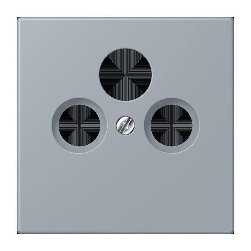 Jung - Einsatz/Abdeckung für Kommunikationstechnik Abdeckung für Sat/BK-Dose LC 990 SAT 257