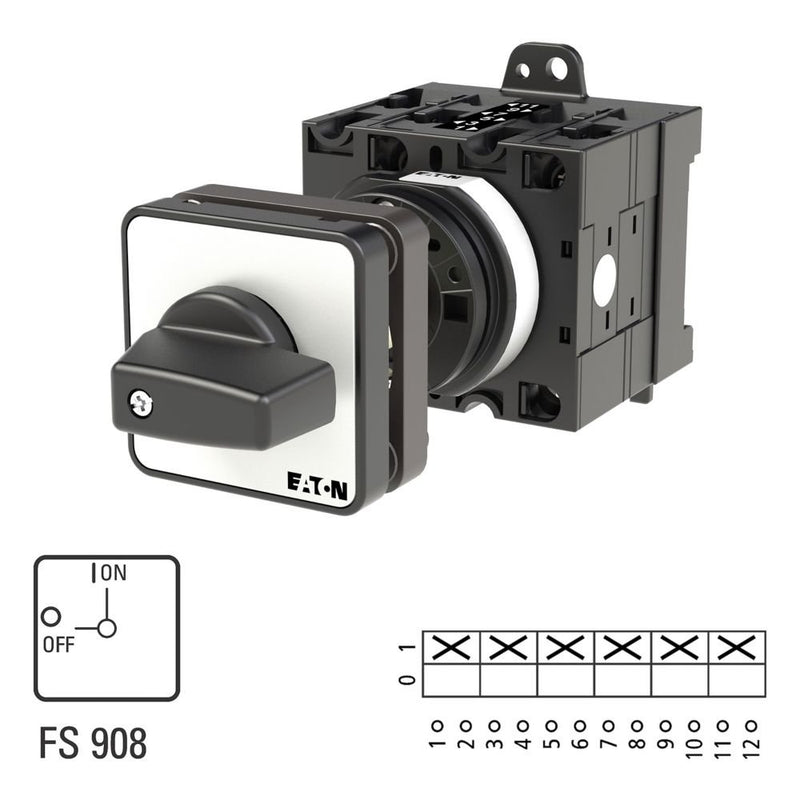 Eaton - Lasttrennschalter EIN-AUS-Schalter T3-3-8342/Z T3 32A Zwischenbau