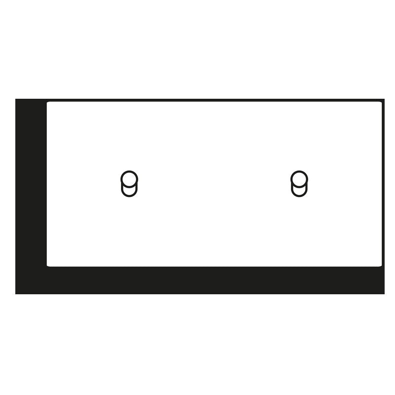 Jung - Abdeckung/Bedienelement für Installationsschalterprogramme Abdeckung mit Kipphebel ME 12-200 C K 25 Kegel, 1fach