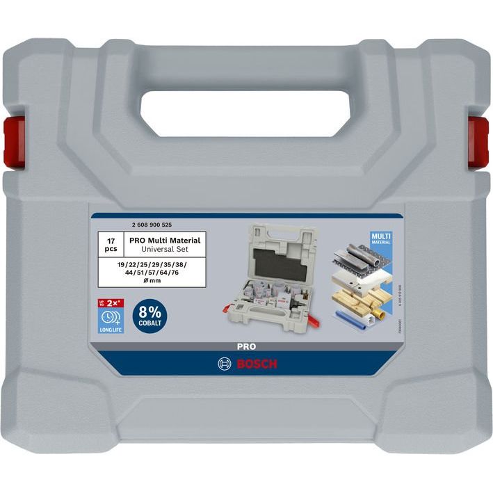 Bosch Power Tools - Werkzeugset PRO Multi Material 2608900525VE(17) Lochsägen-Set  − 1 Packung
