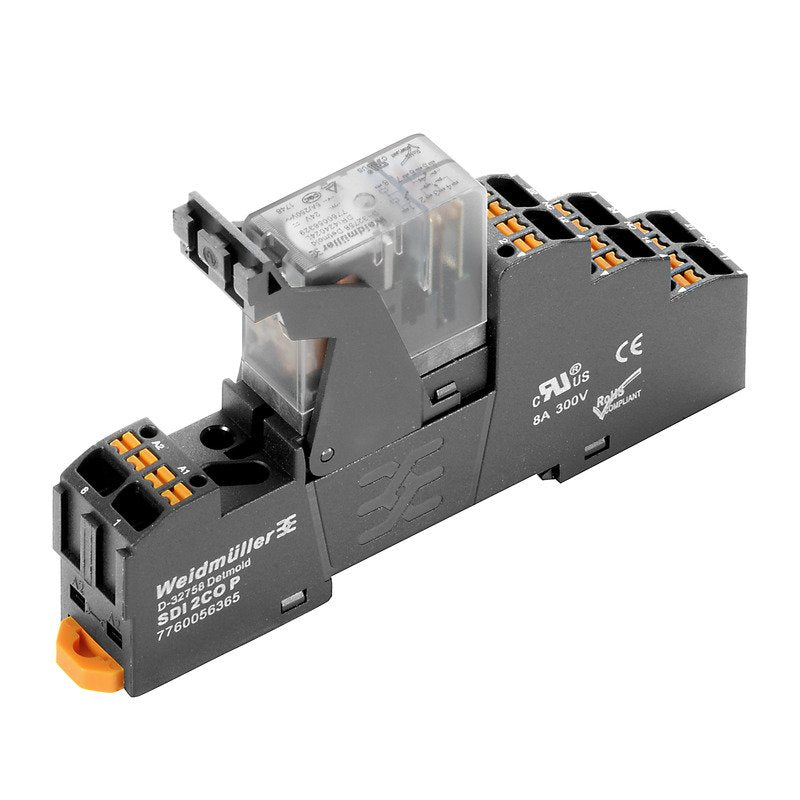 Weidmüller - Schaltrelais Koppelrelais 24VDC DRIKITP 24VDC 2CO LD 2 Wechsler − 10 Stück