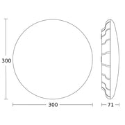 Steinel - Decken-/Wandleuchte Sensor-LED-Leuchte (VE5) MP 081942 S-Serie RS PRO S20 SC 4000K − 1 Packung