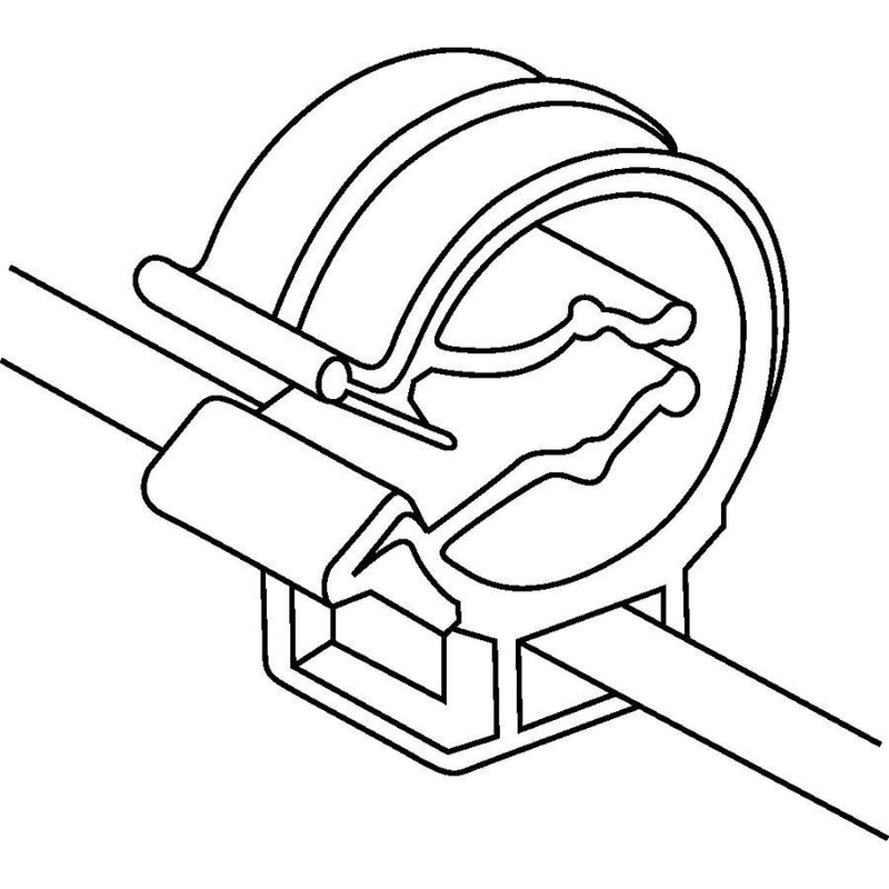 HellermannTyton - Kabelbinder Befestigungsbinder 156-00306(500) schwarz − 500 Stück