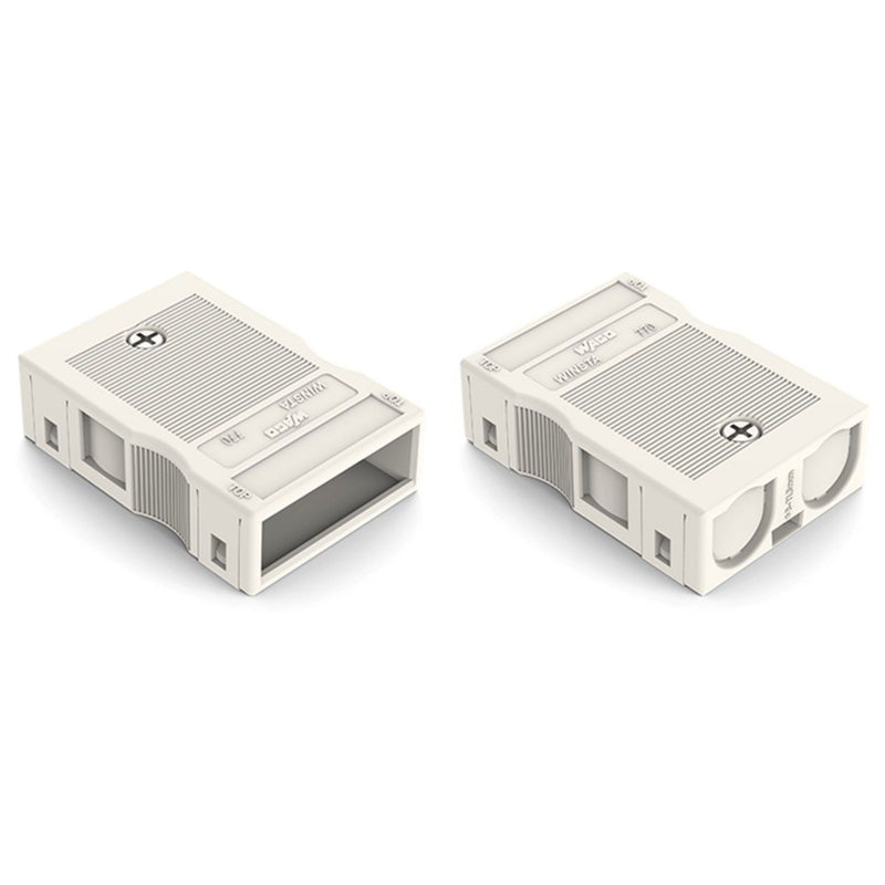 WAGO - Zubehör/Ersatzteile für steckbare Gebäudeinstallation Zugentlastungsgehäuse 770-513 8-12mm,3pol. ws − 50 Stück